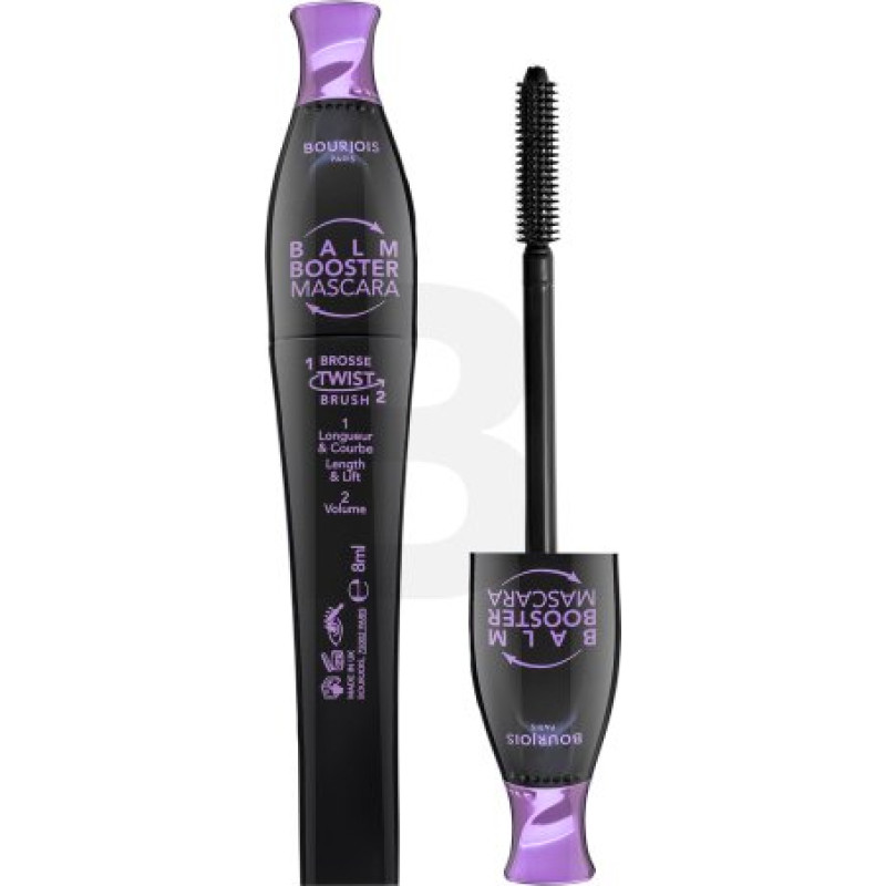 Bourjois Twist Up skropstu tuša Skropstu tuša skropstu pieaudzēšanai un apjoma palielināšanai 003 Black 8 ml