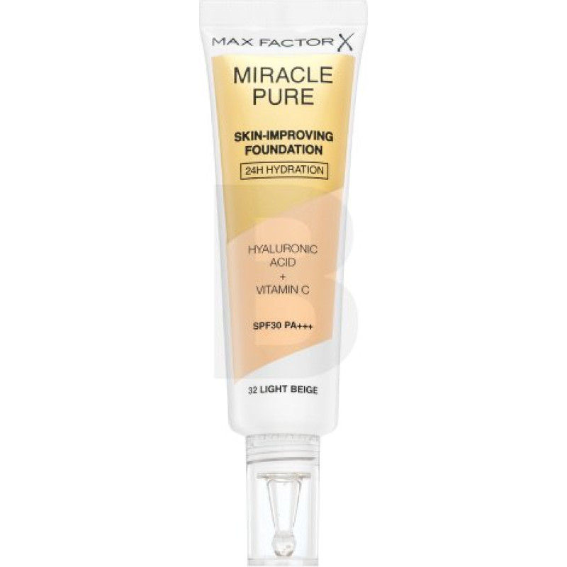 Max Factor Miracle Pure Skin-Improving Foundation ilgnoturīgs mitrinošs grims 32 Light Beige 30 ml
