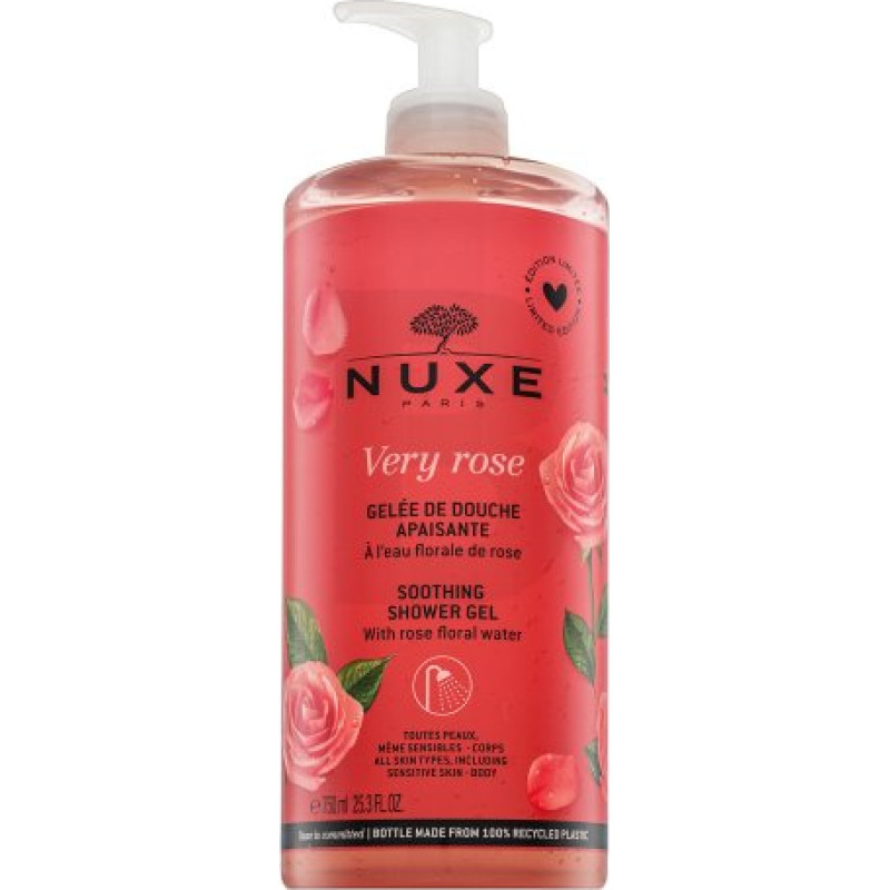 Nuxe Very Rose dušas želeja nomierinoša dušas želeja 750 ml