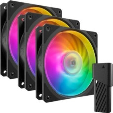 Fans set Mobius 120P ARGB 3-pack black