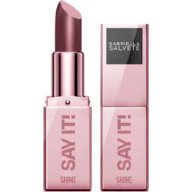 Gabriella Salvete Say It! Shine Lipstick - Sametově hebká rtěnka s dlouhou výdrží 3,8 g