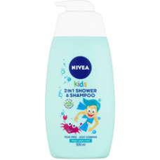 Nivea 2 in Shower & Shampoo - Baby shower gel and shampoo 2 in 1 with apple scent