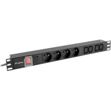 Surge protector Rack PDU 1U 10A 4X 230V PL 4X IEC C13 2m C14 black