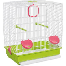 Placek Būris putniem - Placek Cage Klara, white-green 39*25.5*45cm