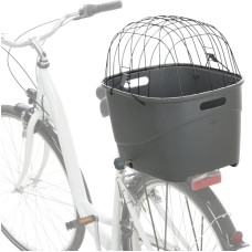 Trixie Grozs suņu pārvadāšanai: Trixie Bicycle basket for bike racks, plastic|metal, 36 × 47 × 46 cm, grey