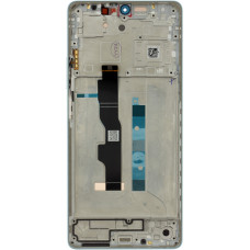 LCD Display + Touch Unit + Front Cover for Xiaomi Redmi Note 13 5G Blue Ocean Teal (Service Pack)