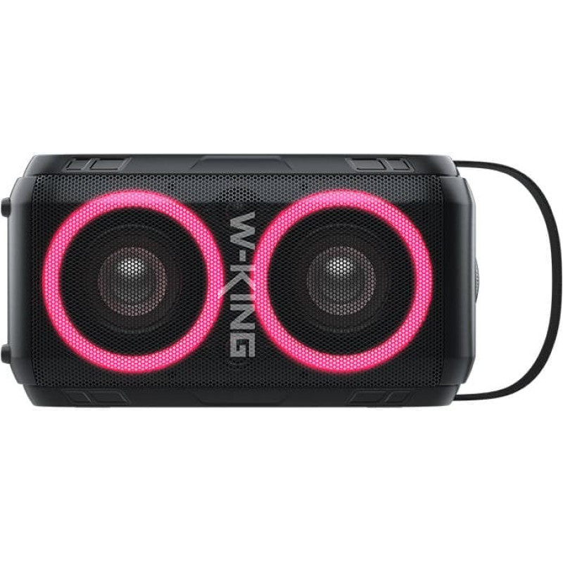 W-King Wireless Bluetooth Speaker W-KING T9 60W (black) + microphone