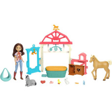 Mattel Spirit Luckys Baby Animal Care Station With Pony & Foal Doll