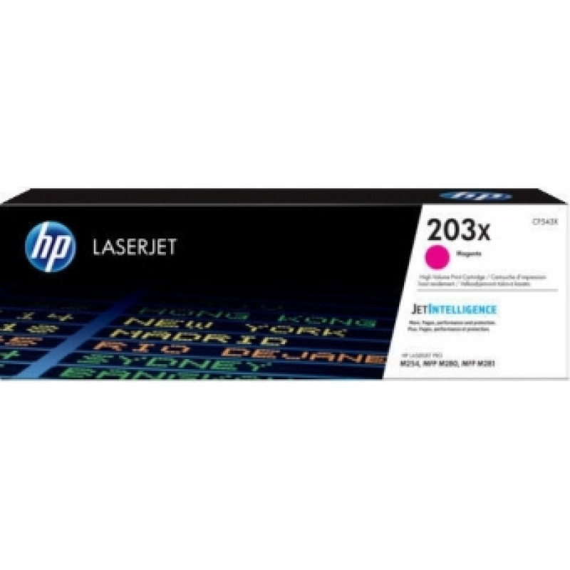 HP 203X - High Yield - magenta - original - LaserJet - toner cartridge (CF543X)