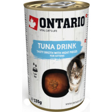 Ontario Konservi, zupa kaķēniem : Ontario Cat Kitten Drink Tuna 135g ar tunca gaļu