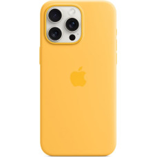 Silicone Case with MagSafe for iPhone 15 Pro Max - Sunshine