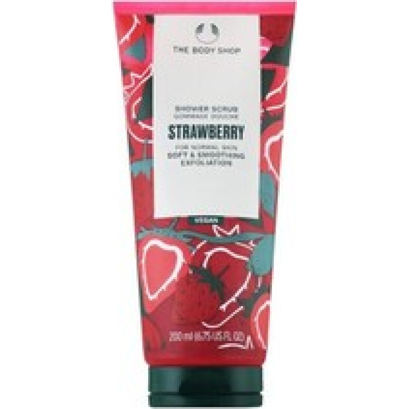 The Body Shop Strawberry Shower Scrub - Vyhlazující sprchový peeling