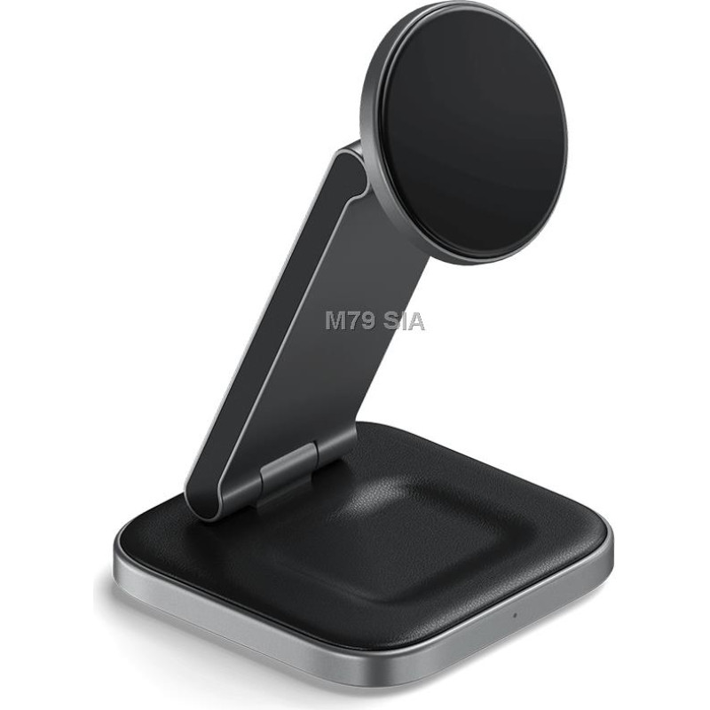 Satechi 3-in-1 Foldable Qi2 Wireless Charging Stand  peleka - Bezvadu ladetajs