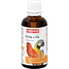 Beaphar Vitaminizēta papildbarība putniem - Beaphar Trink + Fit Birds, 50ml