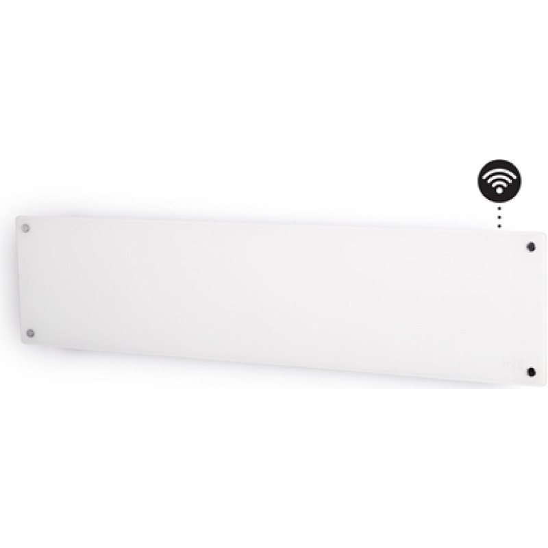 Mill Glass AV800LWIFI WiFi Panel Heater  800 W  Suitable for rooms up to 14 m²  Number of fins Inapplicable  White 7090019821966