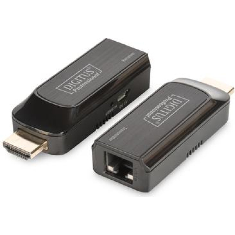 Digitus Extender HDMI do 50m Cat.6|7  1080p 60Hz FHD  HDCP 1.2  z audio (set)