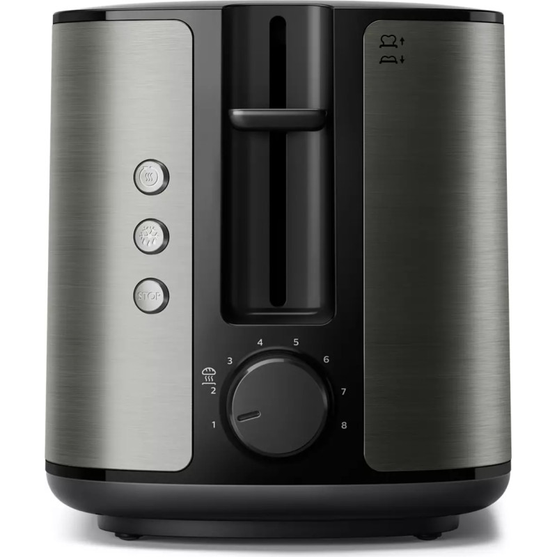 PHILIPS Viva Collection tosteris  melns HD2651|80