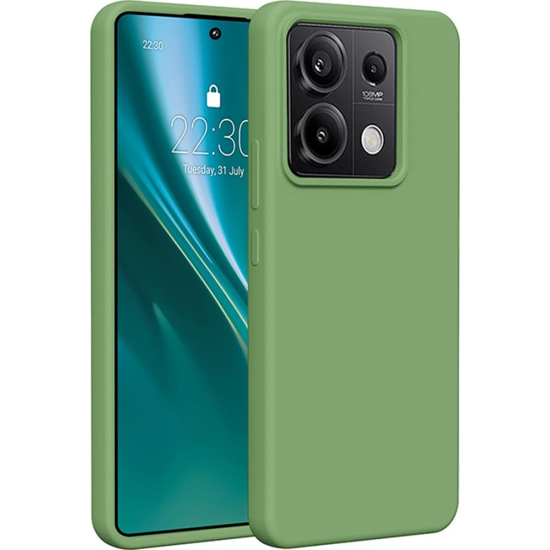 Etteri Silicone case for Xiaomi Redmi Note 13 Pro 5G light green