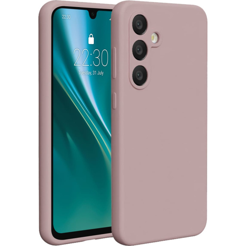 Etteri Silicone case for Samsung Galaxy A56 5G light pink