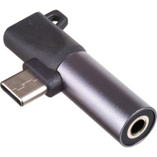 Akyga adapter AK-AD-62 USB type C (m) | USB type C (f) | Jack 3,5 mm