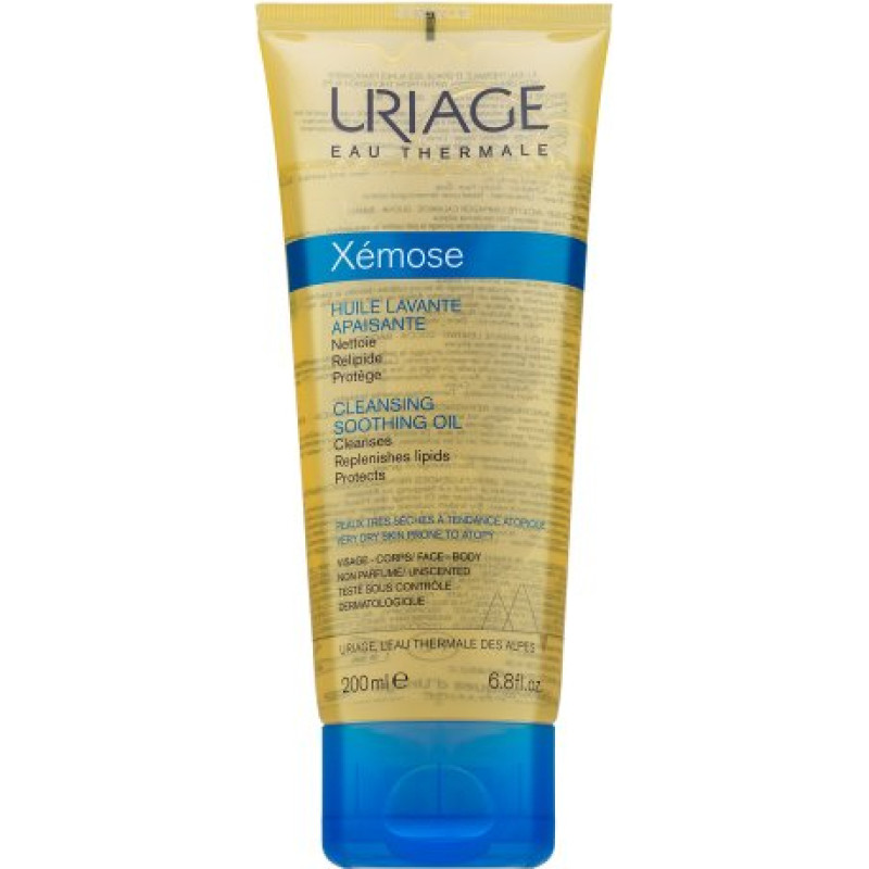 Uriage Xémose attīrošā nomierinošā putojošā eļļa 200 ml