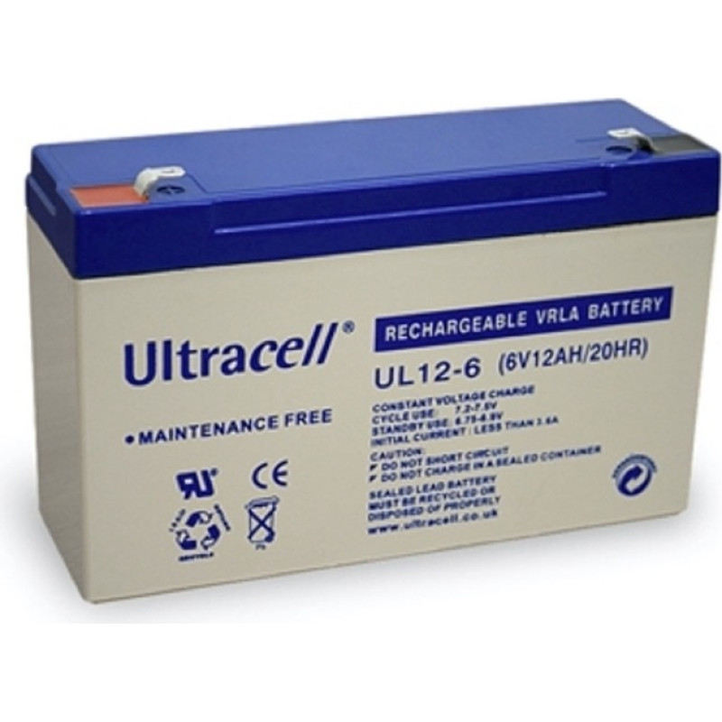 Akumulators 6 volti, 12 Ah