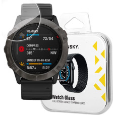 Wozinsky Hibrīda stikla ekrāna aizsargs Garmin Fenix 6X Transparent