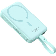 Baseus Mini Powerbank MagSafe 10000mAh 30W ar USB-C kabeli 0,3 m zils