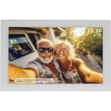 Denver Digitālais rāmis 10,1 collu 16 GB microSD WiFi microUSB Frameo PFF-1037W - balts