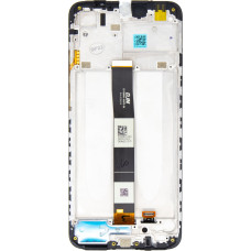 LCD Display + Touch Unit + Front Cover for Xiaomi Redmi 10A Black (Service Pack)