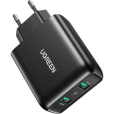 Fast Charger UGREEN, 2xUSB-A, 18W, PD 3.0 EU(black)