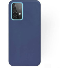 Fusion Soft matte silikona aizsargapvalks Motorola Moto g84 tumši zils