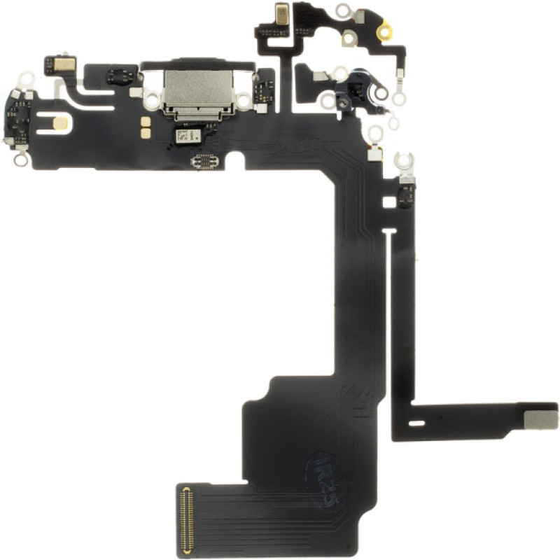 iPhone 15 Pro Flex Cable with Charging Connector Black