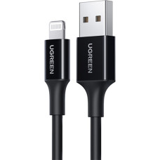 Ugreen Kabelis USB-A - iPhone Lightning MFi 2.4A 2m - melns