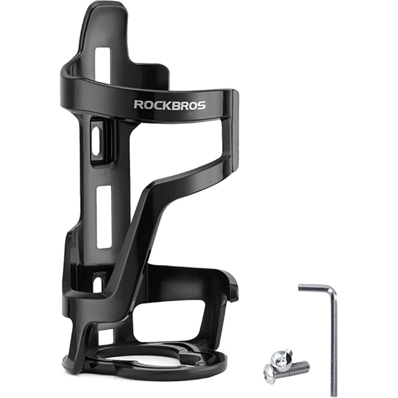 Rockbros Velosipēda pudeles turētājs, stiprinājums uz kakla - melns