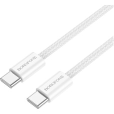 Borofone Cable BX104 Primo - Type C to Type C - 60W 3A 1 metre white