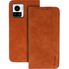 Wonder Prime Case for Motorola Edge 30 Ultra brown