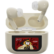 Rock Bluetooth earphones TWS A5 Pro with LCD display white