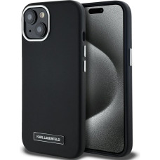 Case Karl Lagerfeld  FW Metal Plate      MagSafe for iPhone 15 black