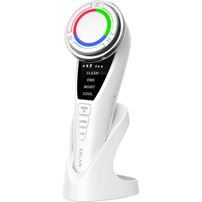 Ultrasonic facial massager with light therapy ANLAN 01-ADRY15-001