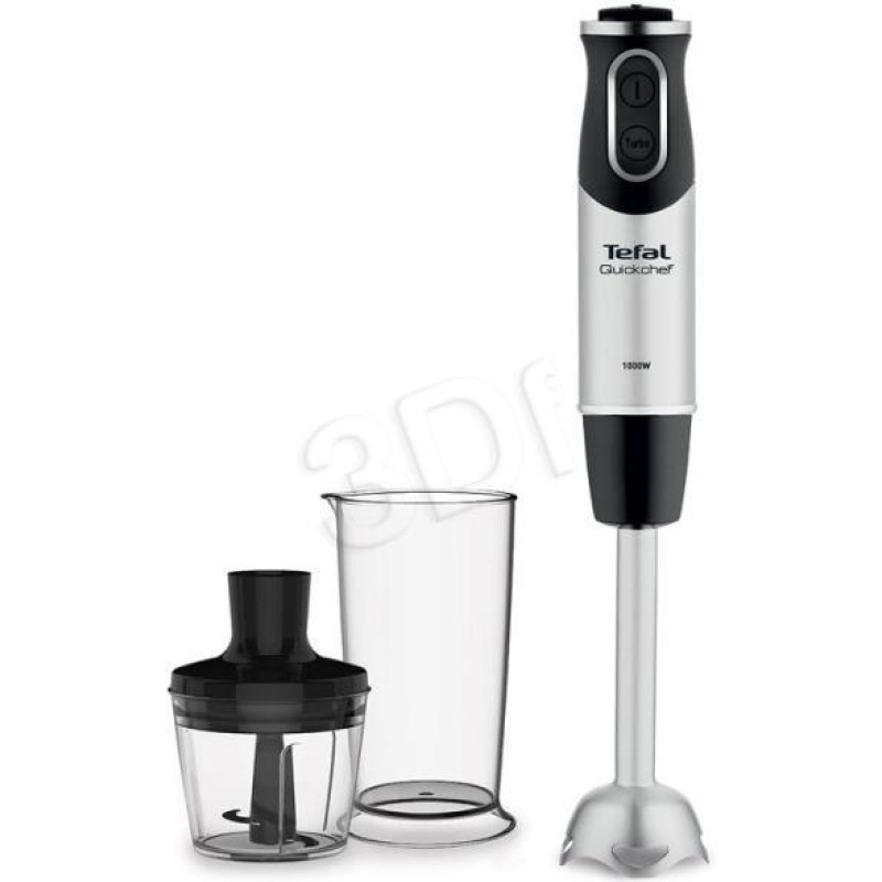 Tefal HB6598 blender 0.8 L Immersion blender Black Stainless steel 1000 W