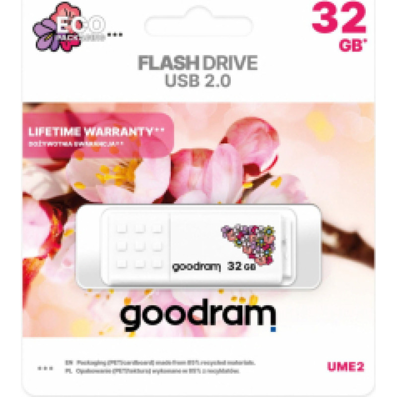 Zibatmiņa Goodram 32GB UME2 USB 2.0 Spring