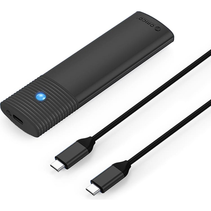 Orico PWM2 M.2 NGFF SATA USB-C 5Gb/s diska korpuss - melns