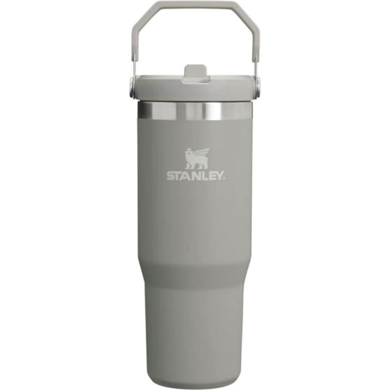 Stanley Termokrūze ar salmiņu The IceFlow Flip Straw Tumbler 0,89L gai&scaron;i pelēka