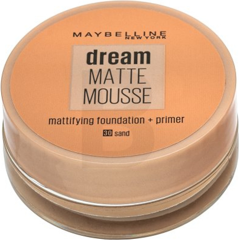Maybelline Dream Matte Mousse matējošs tonālais krēms ar matējošu efektu 30 Sand 18 ml