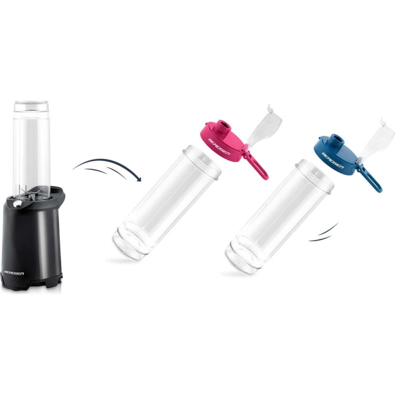 Berdsen Smūtiju blenderis 350W BD-752 melns