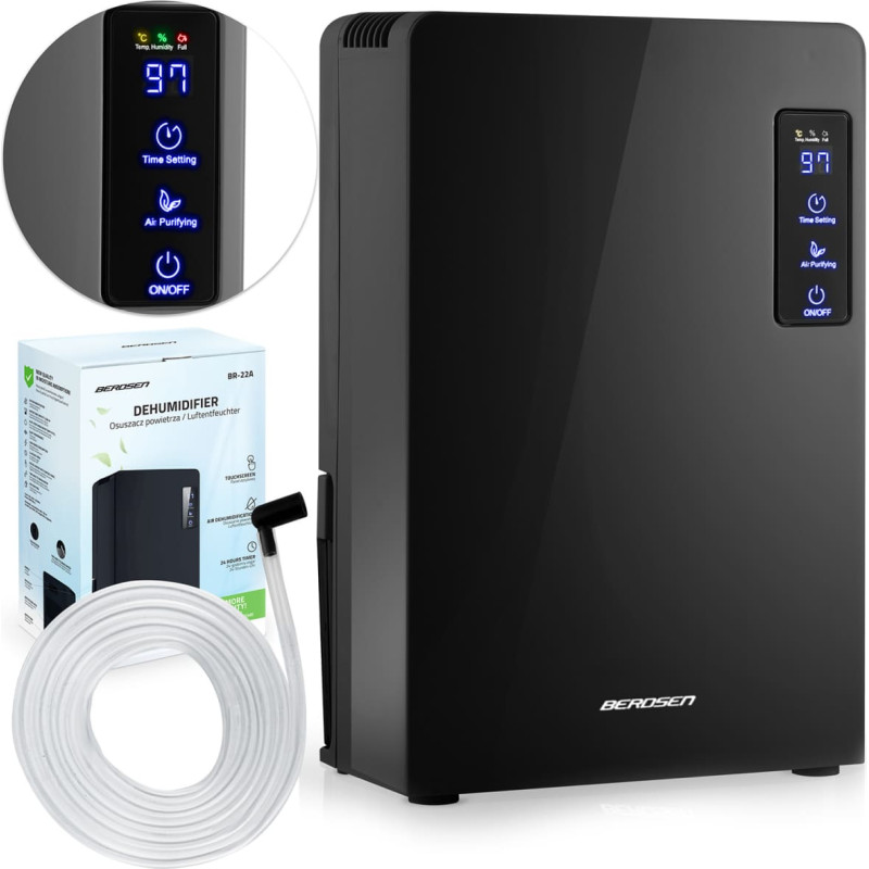 Berdsen Gaisa žāvētājs - mitruma absorbētājs BR-22A melns