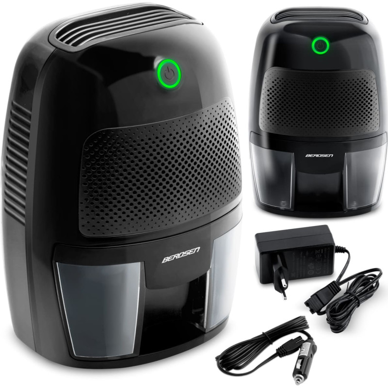 Berdsen Gaisa žāvētājs - mitruma absorbētājs ar automa&scaron;īnas lādētāju BR-50B melns