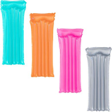 Bestway Luksusa pludmales matracis 4 krāsās 183 x 76 cm 44013 rozā