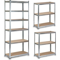 Humberg Metāla noliktavas plaukts 222 x 90 x 40 cm HR-814